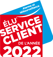 Élu Service Client de l’Année 2022, catégorie Alarme et télésurveillance